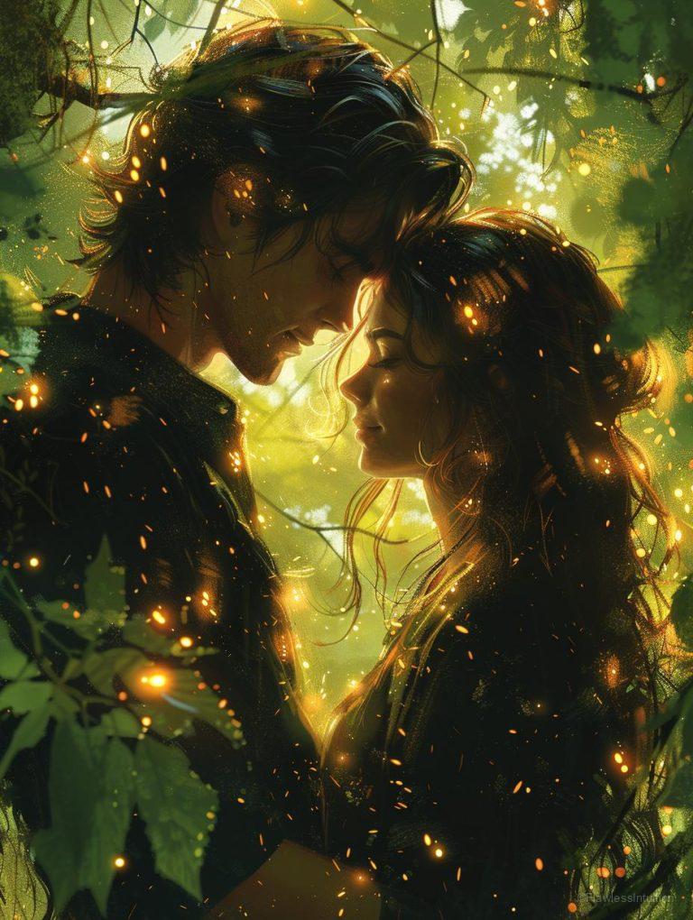 Alt text: A couple gazing at each other lovingly_3