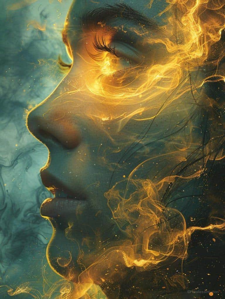 A person experiencing right eye twitching._3