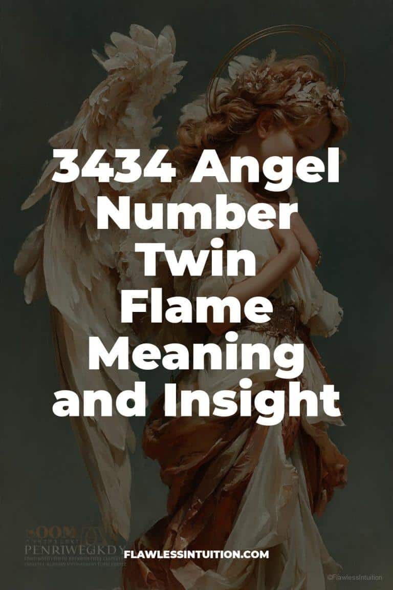 A person seeing the 3434 angel number on their phone screen