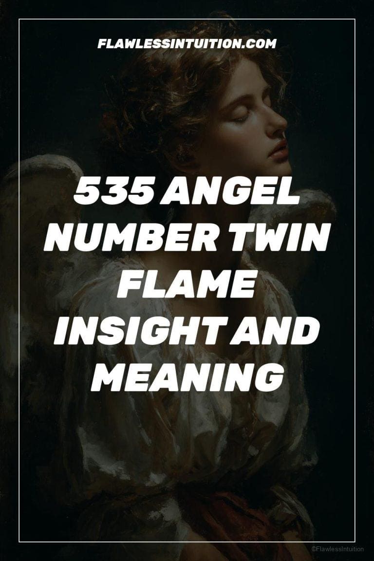 Illustration of the 535 angel number on a glowing screen