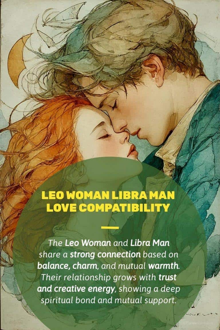 Leo woman and Libra man holding hands smiling